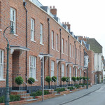 Example of A recent new build terrace paralleling the Victorian houses adjoining